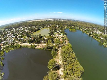 Carrasco Lakes and surrounding residences - Department of Canelones - URUGUAY. Photo #62341