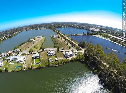 Carrasco Lakes and surrounding residences - Department of Canelones - URUGUAY. Photo #62346