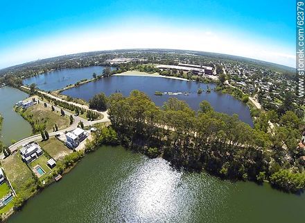 Carrasco Lakes and surrounding residences - Department of Canelones - URUGUAY. Photo #62379