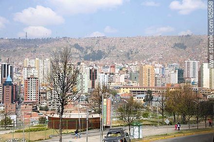 Buildings viewed from Avenida del Ejercito - Bolivia - Others in SOUTH AMERICA. Photo #62558