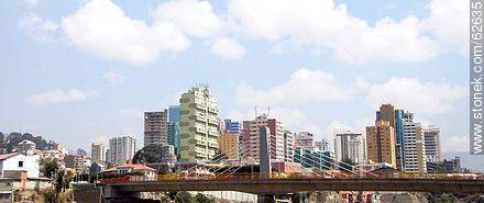View from Avenida Saavedra. Union Bridge - Bolivia - Others in SOUTH AMERICA. Photo #62635