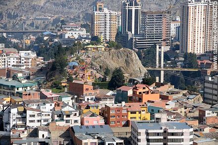 Aerial View of the capital from the viewpoint Killi Killi - Bolivia - Others in SOUTH AMERICA. Photo #62675