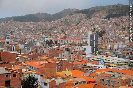 Vista de edificios, montañas, casas - Bolivia - Otros AMÉRICA del SUR. Foto No. 62855