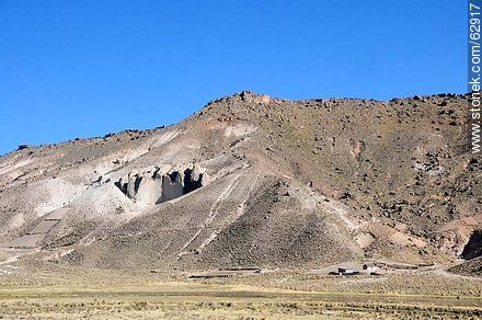 Mountain landscapes of the Bolivian altiplano in Route 4 - Bolivia - Others in SOUTH AMERICA. Photo #62917