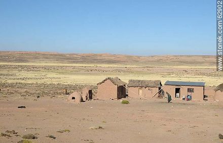 Constructions on the Bolivian altiplano - Bolivia - Others in SOUTH AMERICA. Photo #62902