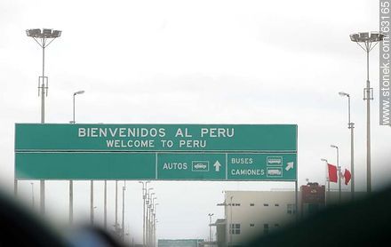 Bienvenido al Perú. Frontera sur - Perú - Otros AMÉRICA del SUR. Foto No. 63165
