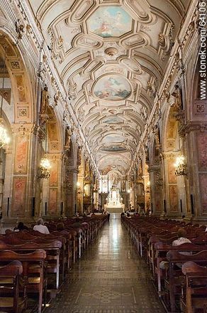 Interior de la Catedral de Santiago - Chile - Otros AMÉRICA del SUR. Foto No. 64106