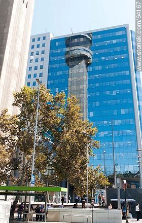 Reflection of the Tower Entel - Chile - Others in SOUTH AMERICA. Photo #64167