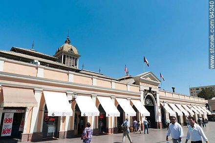 Fachada del Mercado Central de Santiago - Chile - Otros AMÉRICA del SUR. Foto No. 64240