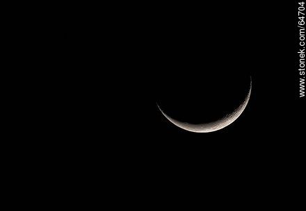 Luna en el cuarto creciente -  - IMÁGENES VARIAS. Foto No. 64704