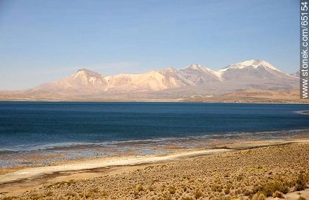 Lago Chungará. Nevados de Quimsachata - Chile - Otros AMÉRICA del SUR. Foto No. 65154
