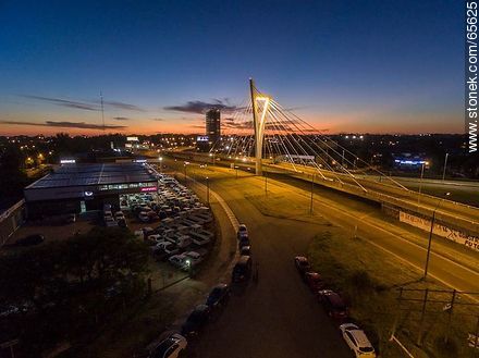 Vista aérea del Puente de las Américas - Departamento de Canelones - URUGUAY. Foto No. 65625