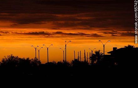 Reddish sunset - Department of Maldonado - URUGUAY. Photo #65742