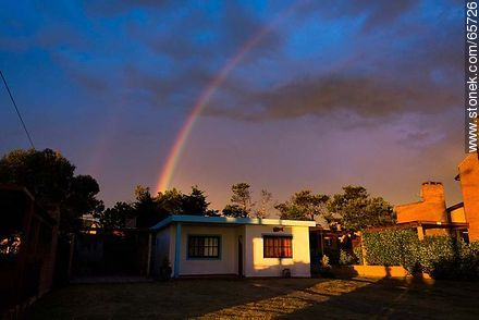 Rainbow at dusk -  - MORE IMAGES. Photo #65726