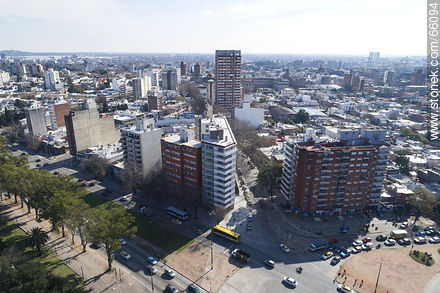 Aerial photo of Av. Italia, Av. Centenario and Av. Garibaldi - Department of Montevideo - URUGUAY. Photo #66094