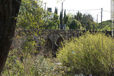 Puente en Ruta 21 sobre el arroyo de las Víboras - Departamento de Colonia - URUGUAY. Foto No. 66744