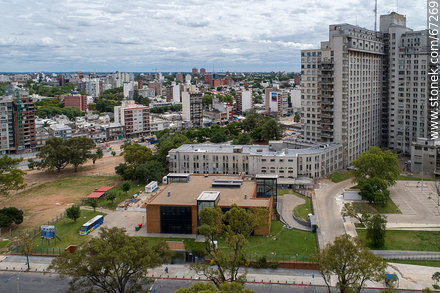 Aerial view of the Uruguayan Centre for Molecular Imaging - Department of Montevideo - URUGUAY. Photo #67269