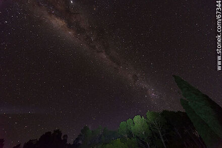 La Vía Láctea desde el reloj solar - Departamento de Lavalleja - URUGUAY. Foto No. 67344