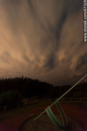 Clouds and stars from the sundial - Lavalleja - URUGUAY. Photo #67329