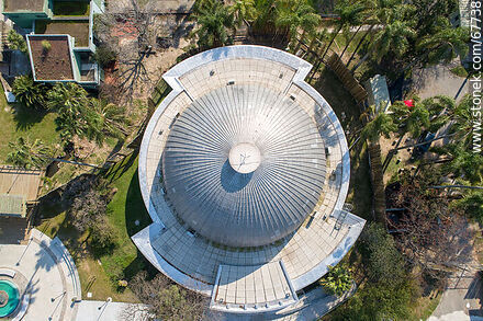 Aerial view of the Municipal Planetarium in Villa Dolores Park - Department of Montevideo - URUGUAY. Photo #67738