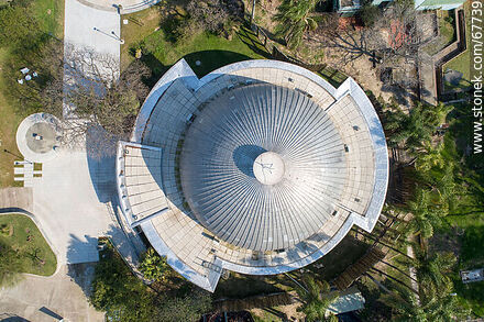 Vista aérea del Planetario Municipal en el Parque Villa Dolores - Departamento de Montevideo - URUGUAY. Foto No. 67739