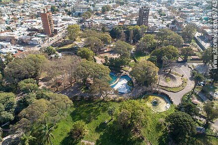 Vista aérea del Zoológico Municipal de Villa Dolores - Departamento de Montevideo - URUGUAY. Foto No. 67743