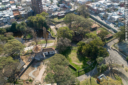Vista aérea del Zoológico Municipal de Villa Dolores - Departamento de Montevideo - URUGUAY. Foto No. 67748