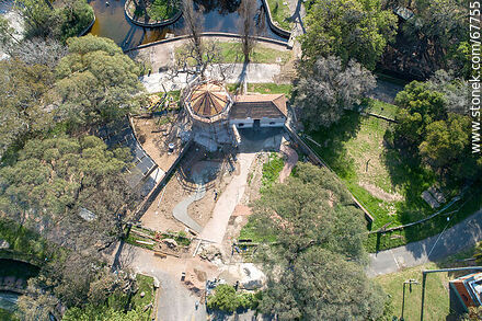 Vista aérea del Zoológico Municipal de Villa Dolores - Departamento de Montevideo - URUGUAY. Foto No. 67755