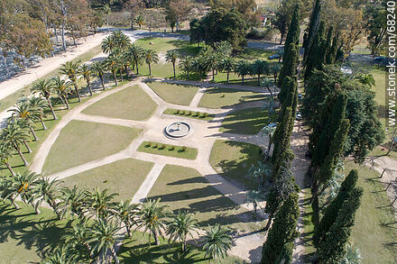 Vista aérea del parque Constitución - Departamento de Flores - URUGUAY. Foto No. 68240