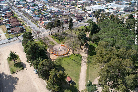 Aerial view of Parque Constitución - Flores - URUGUAY. Photo #68242