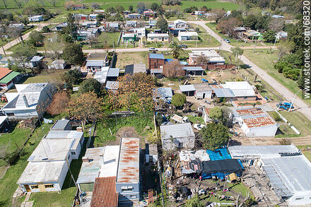 Vista aérea del pueblo - Departamento de Canelones - URUGUAY. Foto No. 68320