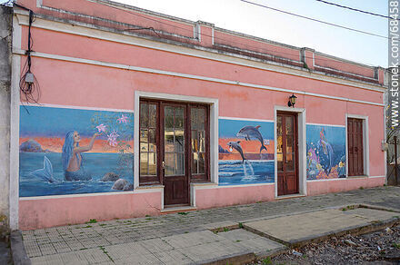 Murals with aquatic motifs - Department of Florida - URUGUAY. Photo #68458