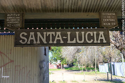 Old railroad station - Department of Canelones - URUGUAY. Photo #68693