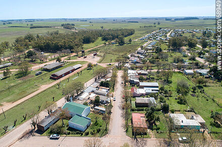 Aerial view of Blanquillo on route 43 - Durazno - URUGUAY. Photo #68949
