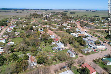 Aerial view of Blanquillo on route 43 - Durazno - URUGUAY. Photo #68946