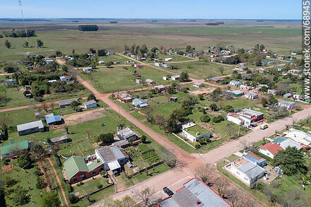 Aerial view of Blanquillo on route 43 - Durazno - URUGUAY. Photo #68945