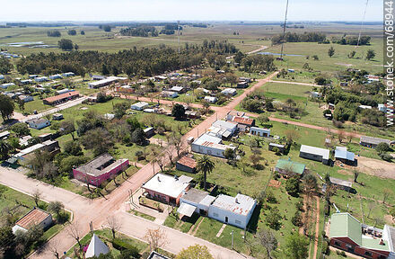 Aerial view of Blanquillo on route 43 - Durazno - URUGUAY. Photo #68944
