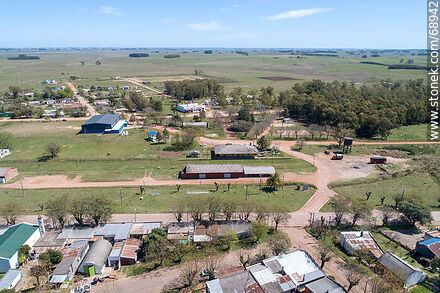 Aerial view of Blanquillo on route 43 - Durazno - URUGUAY. Photo #68942