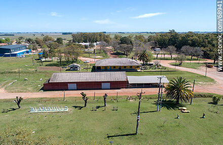 Aerial view of Blanquillo on route 43 - Durazno - URUGUAY. Photo #68941
