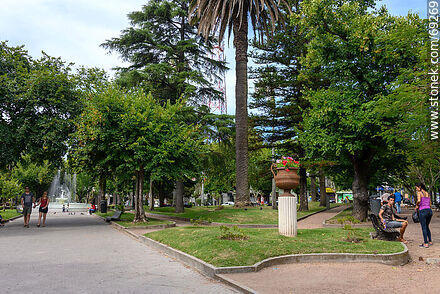Plaza 25 de Agosto - Departamento de Colonia - URUGUAY. Foto No. 69269