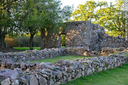 Restos de antiguas paredes de la Calera de las Huérfanas - Departamento de Colonia - URUGUAY. Foto No. 69556