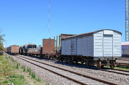 AFE freight cars - Tacuarembo - URUGUAY. Photo #69689