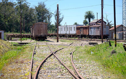 Estación de ferrocarril de Nico Pérez - Departamento de Florida - URUGUAY. Foto No. 69979