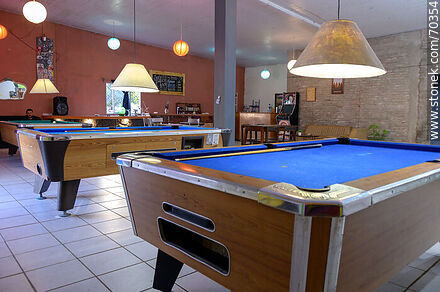 Mesas de pool - Departamento de Lavalleja - URUGUAY. Foto No. 70354