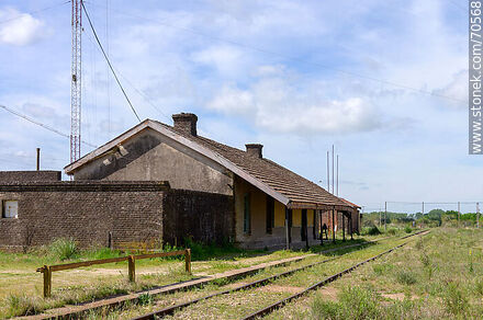 Antigua estación de ferrocarril de Montes - Departamento de Canelones - URUGUAY. Foto No. 70568