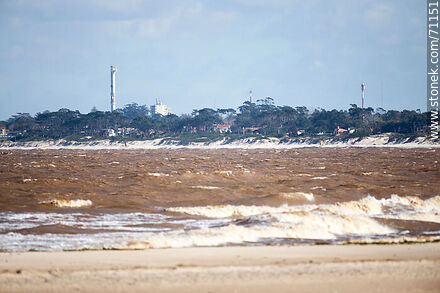 In the distance the antenna of Atlántida - Department of Canelones - URUGUAY. Photo #71151