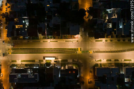 Aerial zenith view of L. A. de Herrera Ave. - Department of Montevideo - URUGUAY. Photo #71975