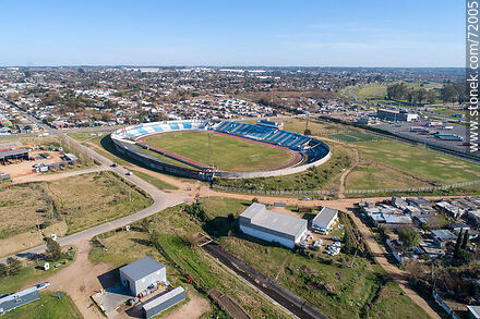 Aerial view of the Luis Tróccoli stadium of Club Atlético Cerro. - Department of Montevideo - URUGUAY. Photo #72005