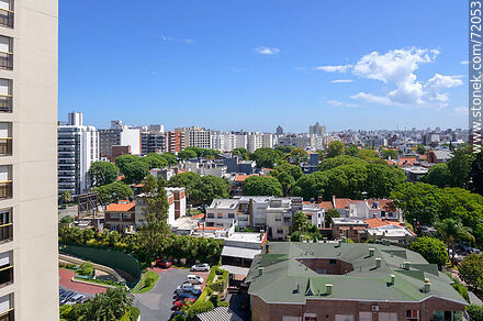 Vista de arriba del barrio Buceo - Departamento de Montevideo - URUGUAY. Foto No. 72053