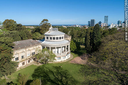 Vista aérea del edificio de Anatomía de la Facultad de Veterinaria, 2020 - Departamento de Montevideo - URUGUAY. Foto No. 72369